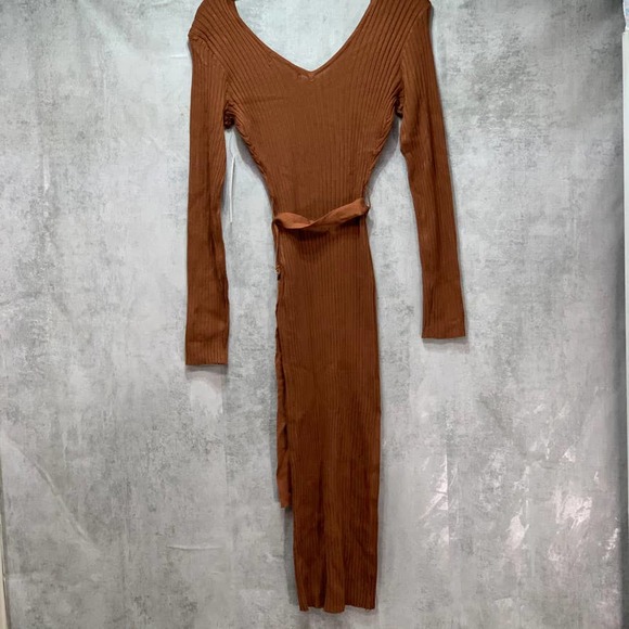 Almost Famous Brown Crave Fame Juniors' Dress - Picture 8 of 12